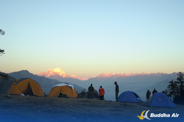 Camping at Fikuri Danda